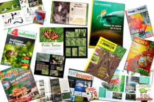 Publications dans magazines spécialisés nature